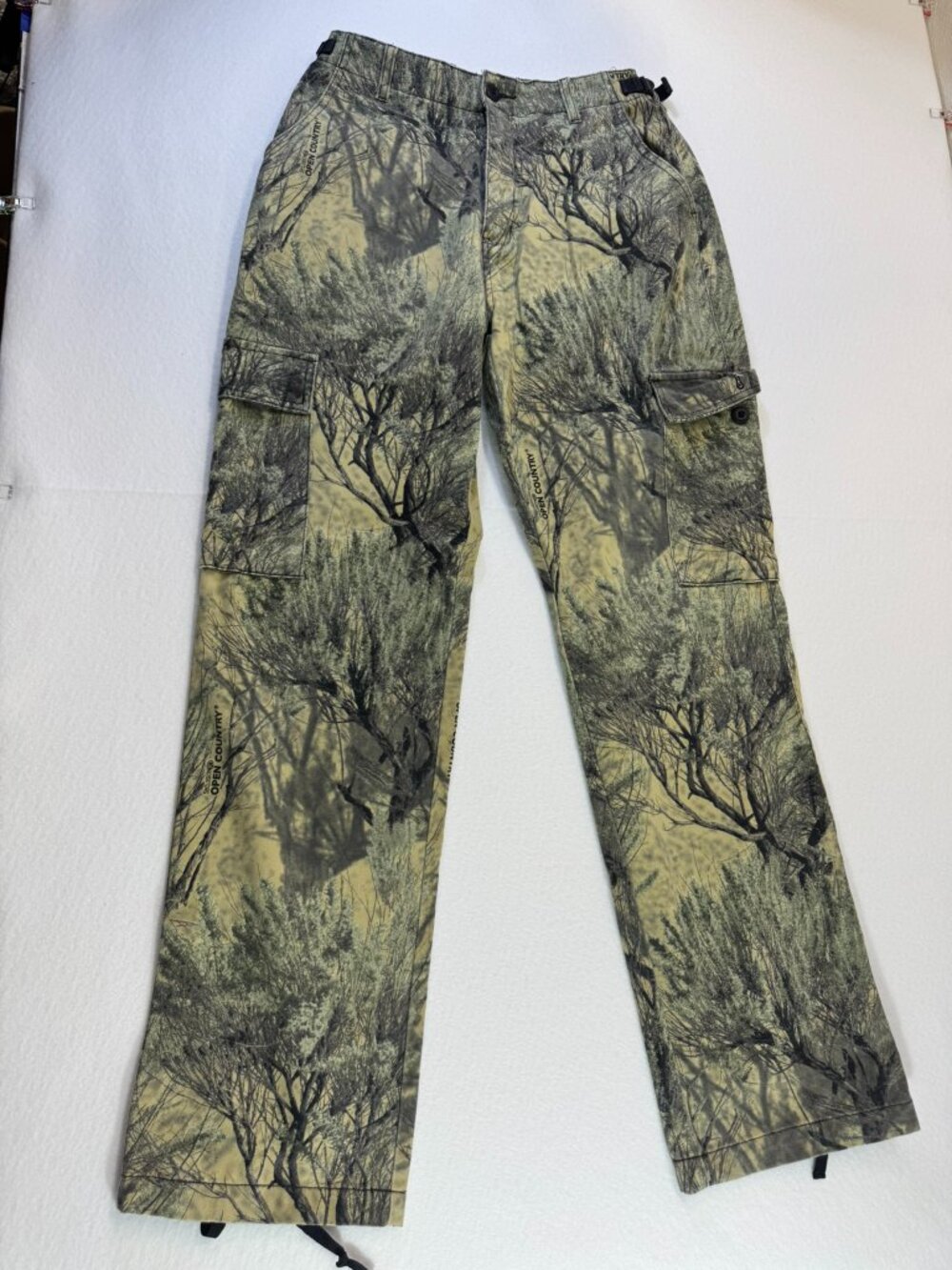 Cabelas Camo trees pants hunting womens 30 3d camoflauge